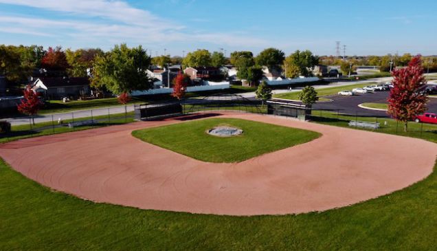 Red 4 Point Infield Mix - Baseball Infield