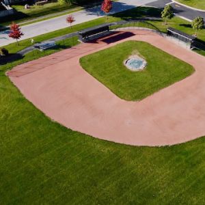 Red 4 Point Infield Mix - Baseball Infield