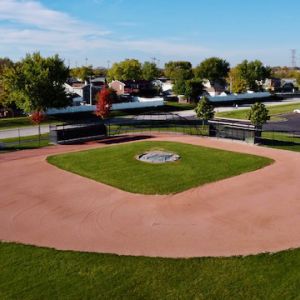 Red 4 Point Infield Mix - Baseball Infield